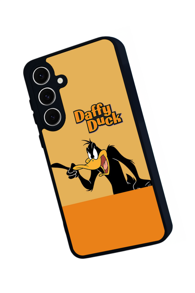 Samsung Galaxy S24 FE Uyumlu Daffy duck Tasarımlı Glossy Premium Kılıf