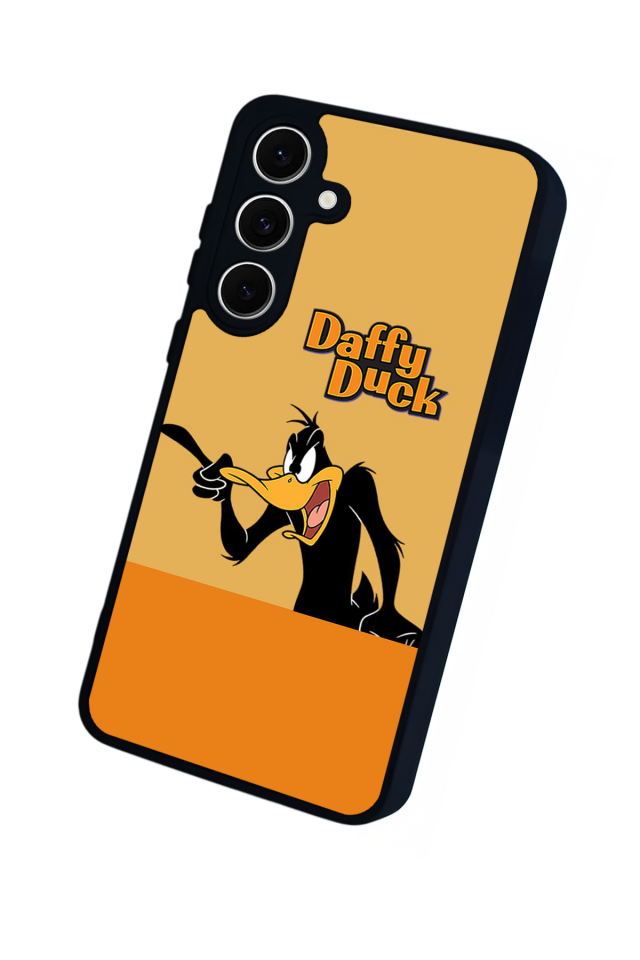 Samsung Galaxy S24 FE Uyumlu Daffy duck Tasarımlı Glossy Premium Kılıf