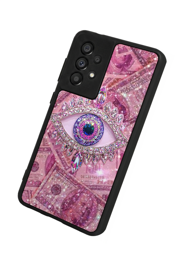 Samsung Galaxy A73 Uyumlu Göz Tasarımlı Glossy Premium Kılıf