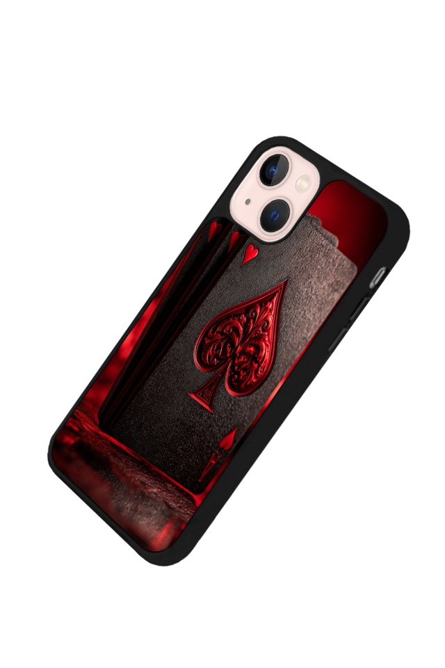 iPhone 13 Mini Uyumlu Kart Tasarımlı Glossy Premium Kılıf