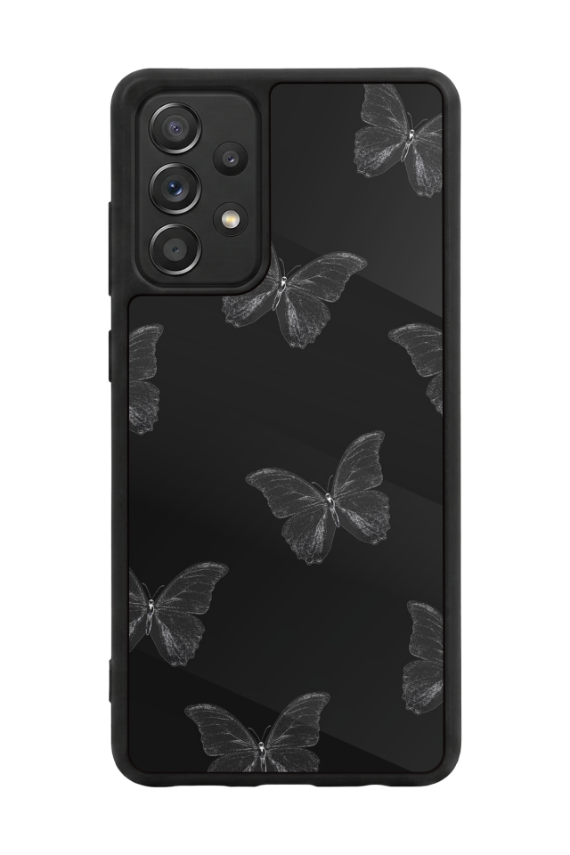Samsung Galaxy A72 Uyumlu Kelebek Tasarımlı Glossy Premium Kılıf