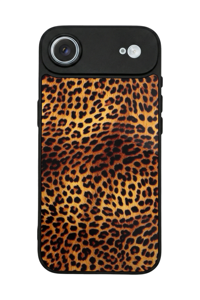 iPhone 17 Air Uyumlu Leopar Tasarımlı Glossy Premium Kılıf