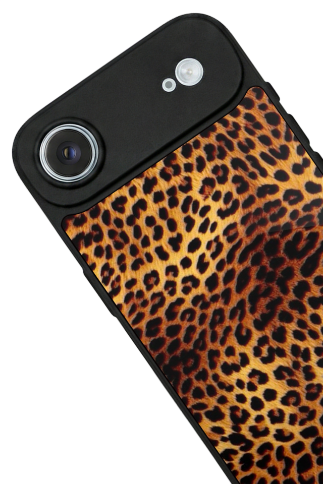 iPhone 17 Air Uyumlu Leopar Tasarımlı Glossy Premium Kılıf