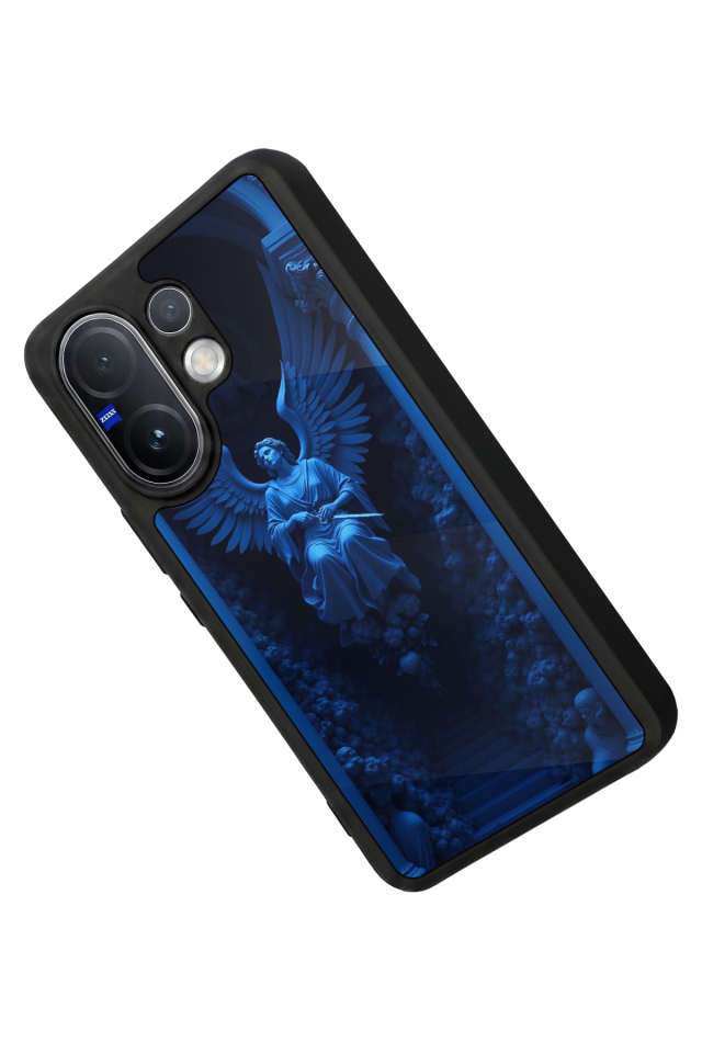 Vivo V60 Uyumlu Melek Tasarımlı Glossy Premium Kılıf