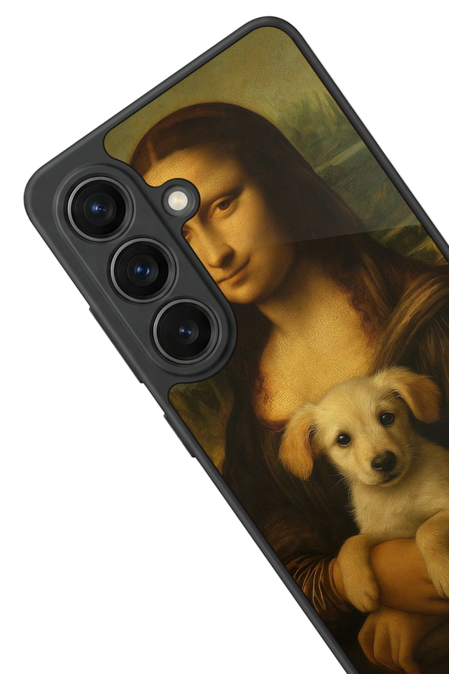 Samsung Galaxy S26 Uyumlu Monalisa Tasarımlı Glossy Premium Kılıf