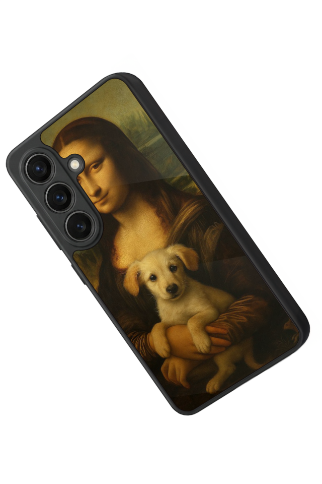 Samsung Galaxy S26 Uyumlu Monalisa Tasarımlı Glossy Premium Kılıf