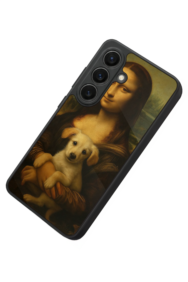 Samsung Galaxy S26 Uyumlu Monalisa Tasarımlı Glossy Premium Kılıf