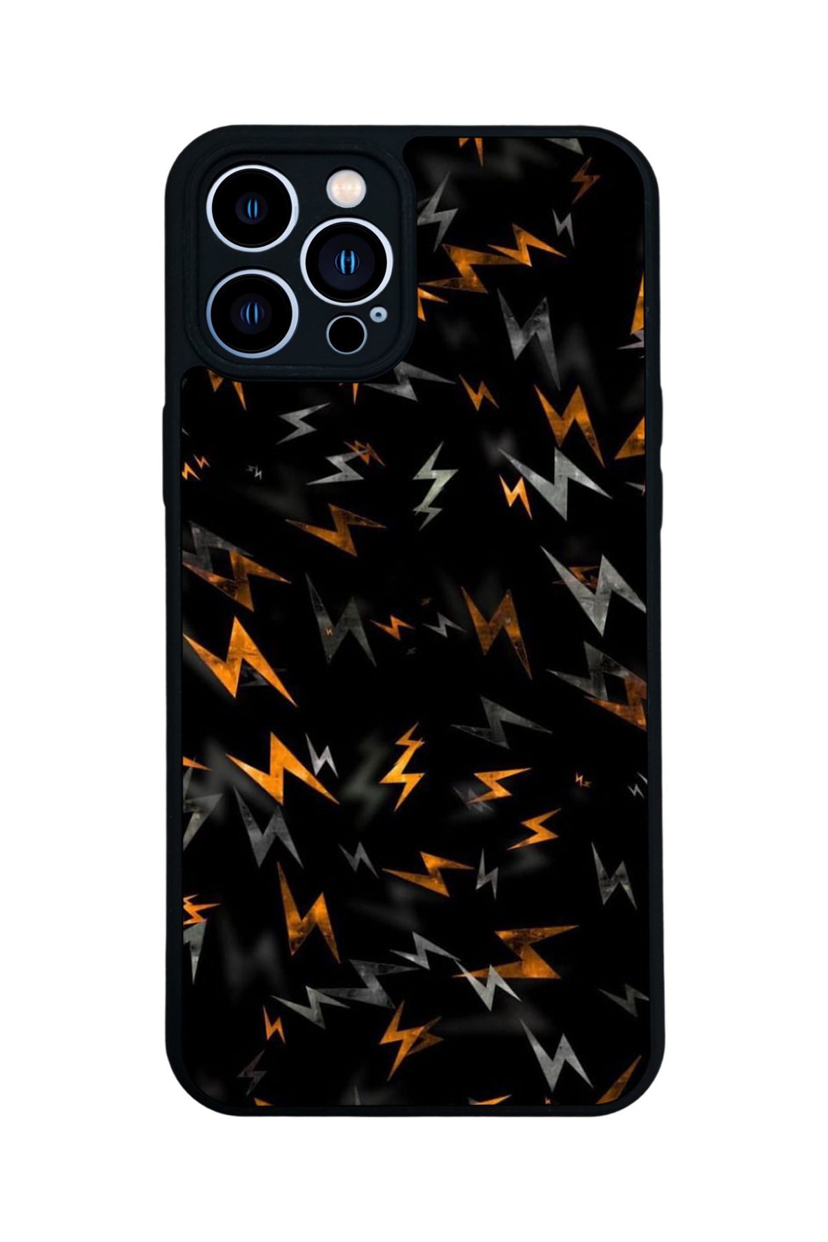 iPhone 13 Pro Max Uyumlu Simsek Tasarımlı Glossy Premium Kılıf