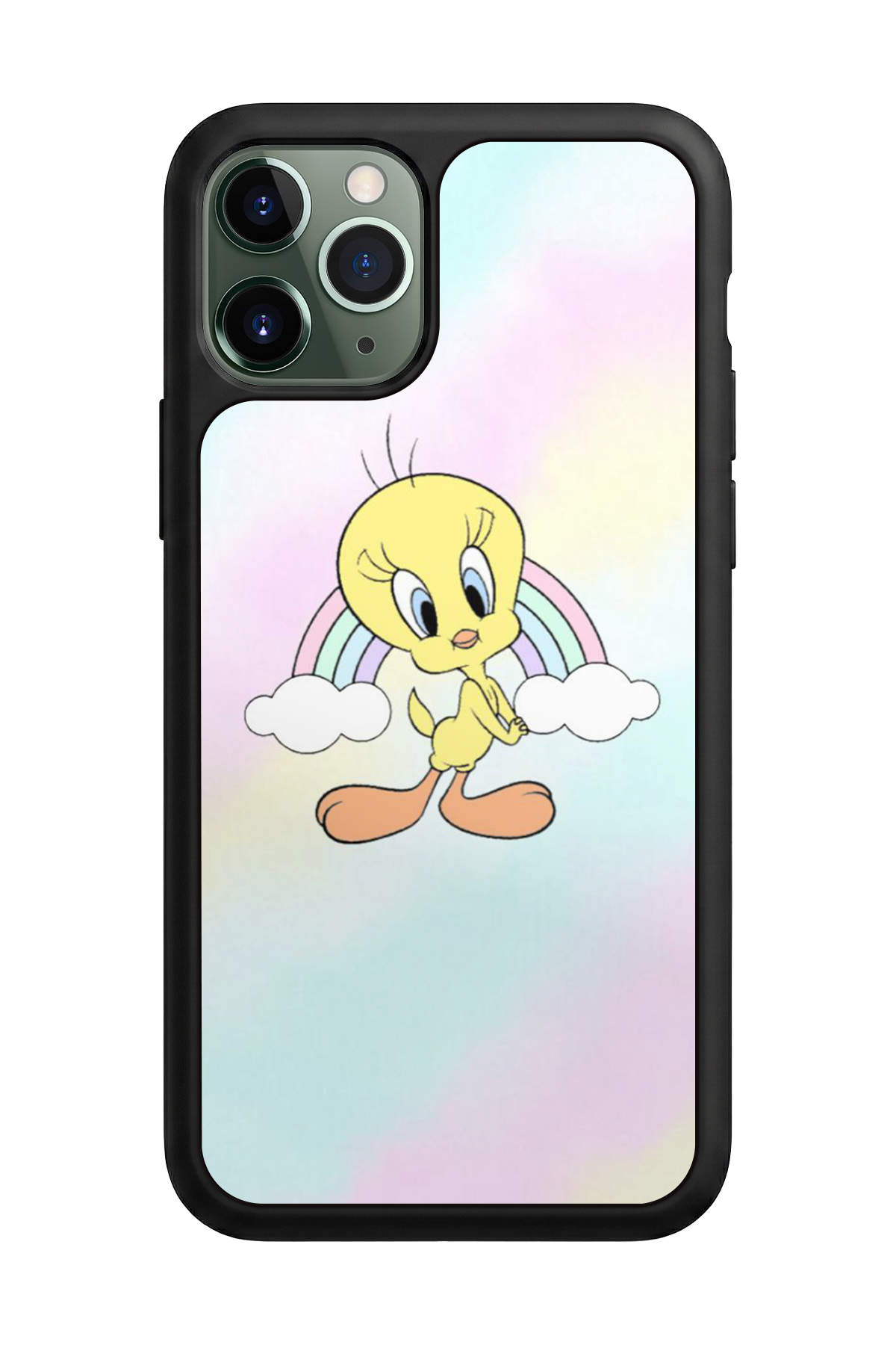 iPhone 11 Pro Uyumlu Tweety Tasarımlı Glossy Premium Kılıf