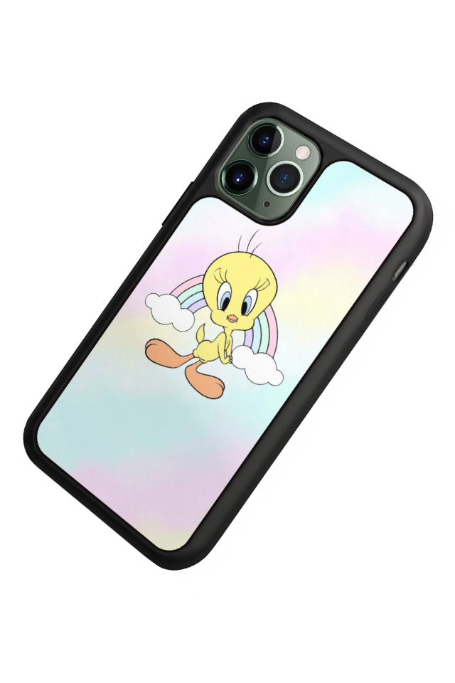 iPhone 11 Pro Uyumlu Tweety Tasarımlı Glossy Premium Kılıf