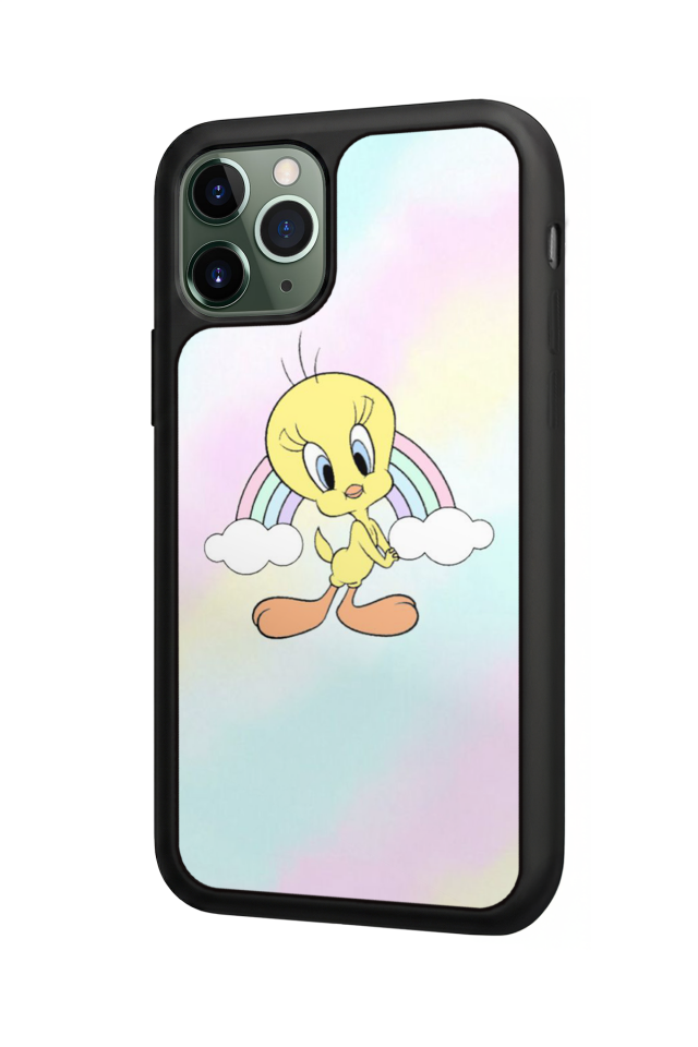 iPhone 11 Pro Uyumlu Tweety Tasarımlı Glossy Premium Kılıf