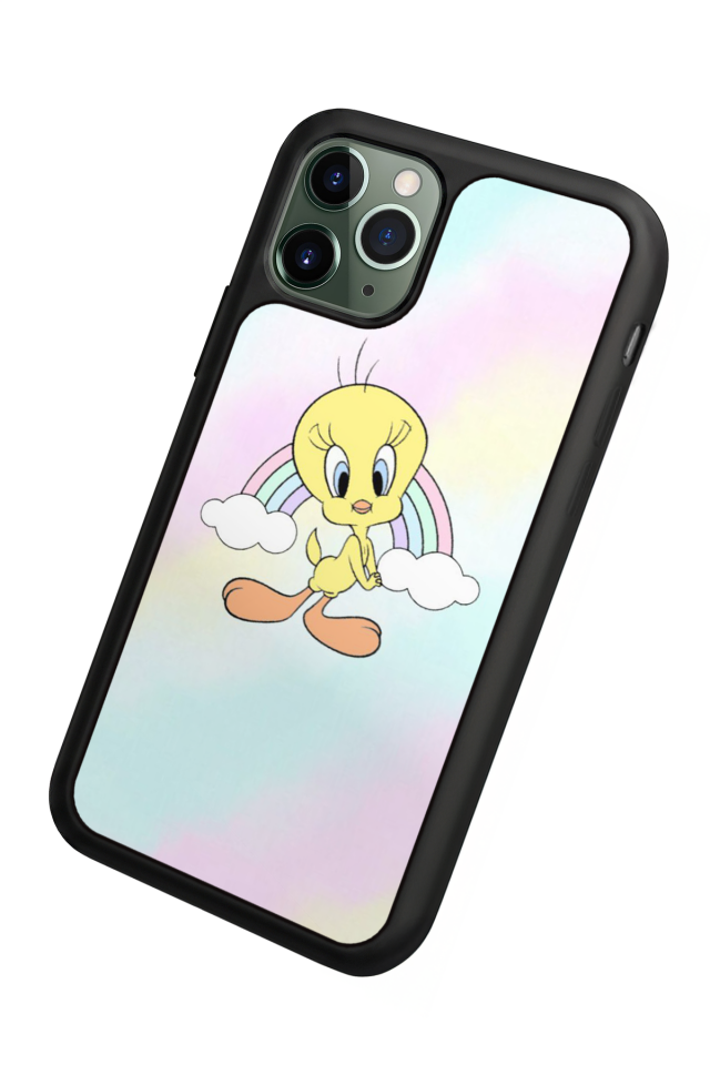 iPhone 11 Pro Uyumlu Tweety Tasarımlı Glossy Premium Kılıf