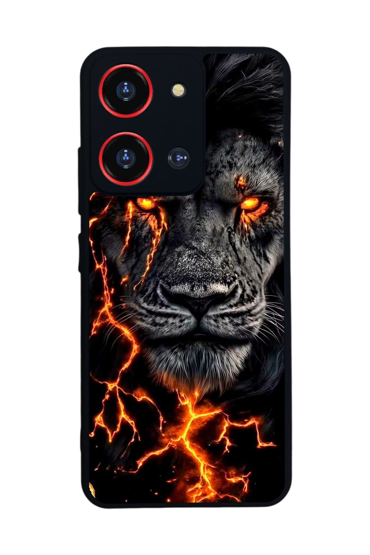 Reeder S19 Max Pro S 108MP Uyumlu Aslan Tasarımlı Glossy Premium Kılıf