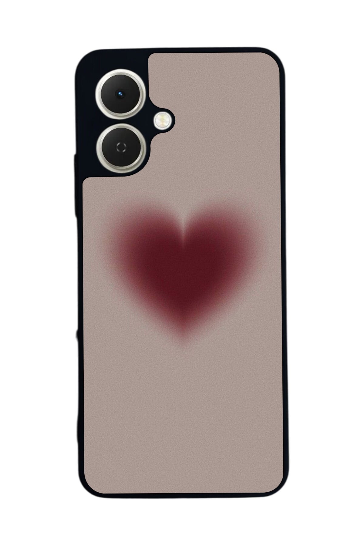 Tecno Spark GO 2 Uyumlu Kalp Love Tasarımlı Glossy Premium Kılıf
