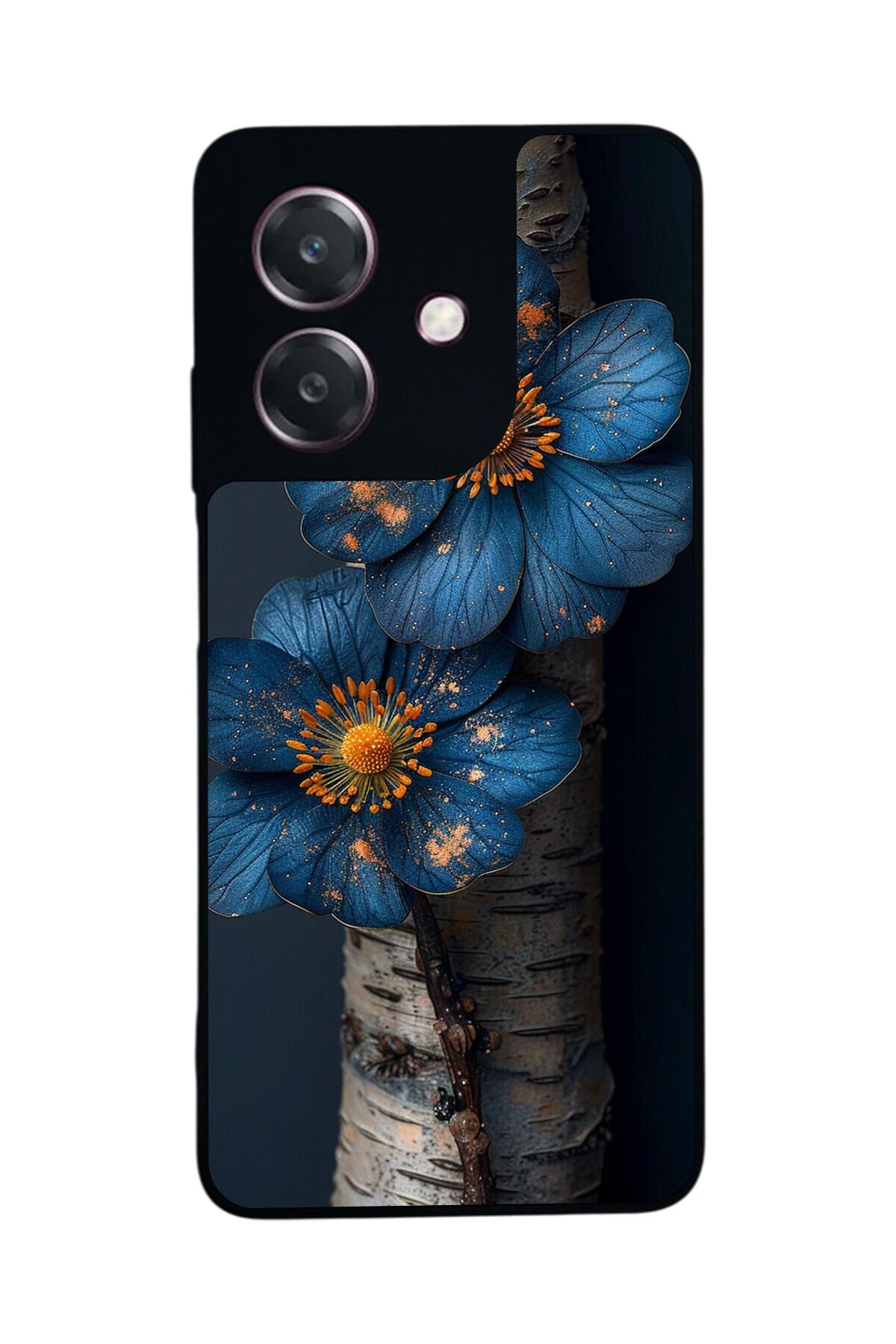 Oppo A3 5G Uyumlu Cicek Tasarımlı Glossy Premium Kılıf