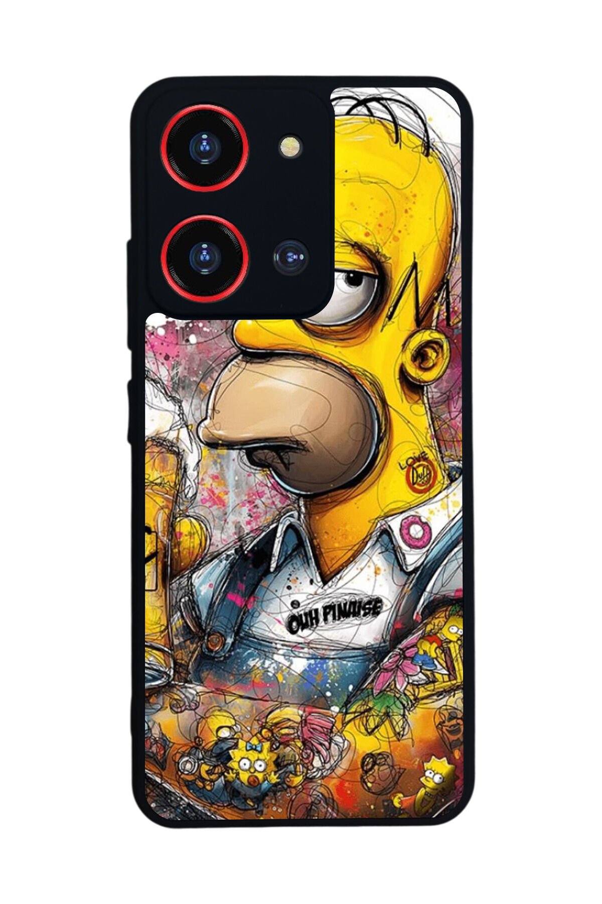 Reeder S19 Max Pro S ZOOM Uyumlu The Simpsons Tasarımlı Glossy Premium Kılıf