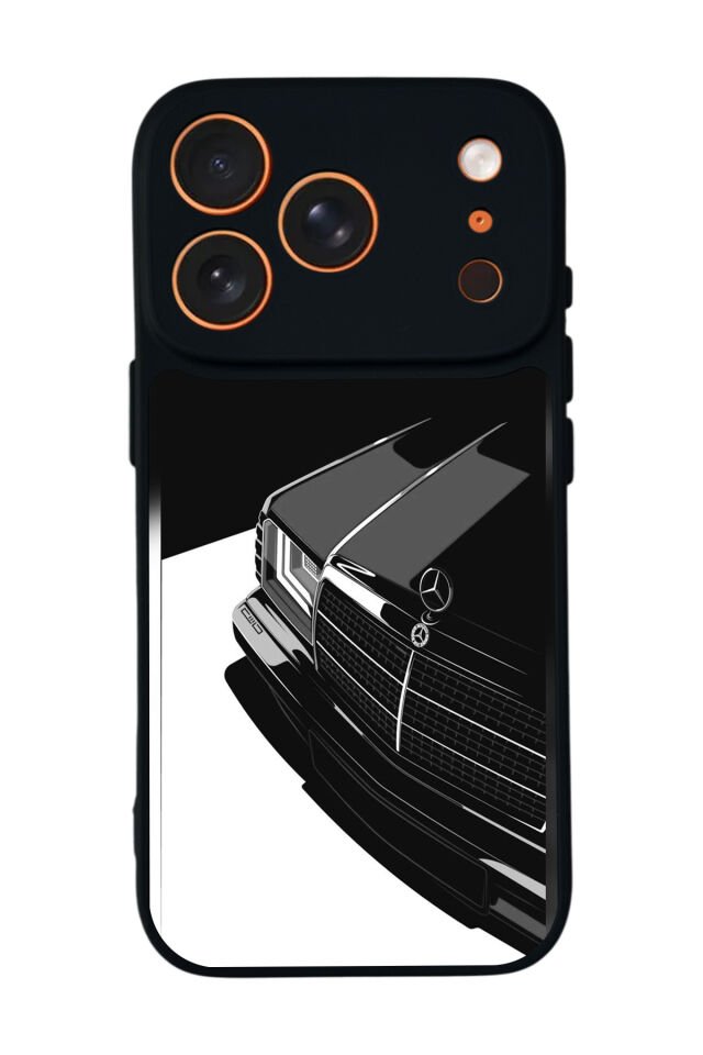 iPhone 17 Pro Max Uyumlu Mercedes Tasarımlı Glossy Premium Kılıf