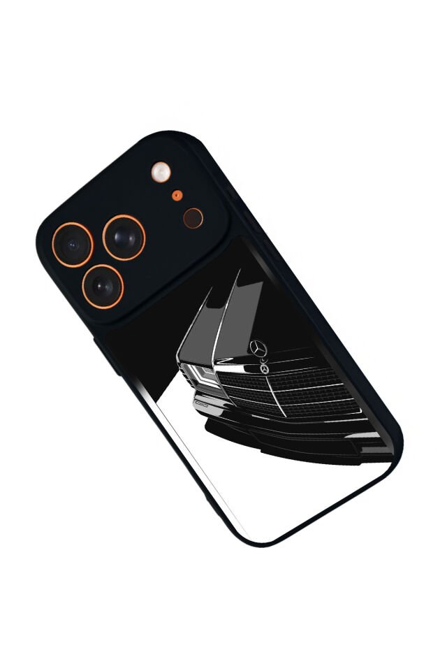 iPhone 17 Pro Max Uyumlu Mercedes Tasarımlı Glossy Premium Kılıf
