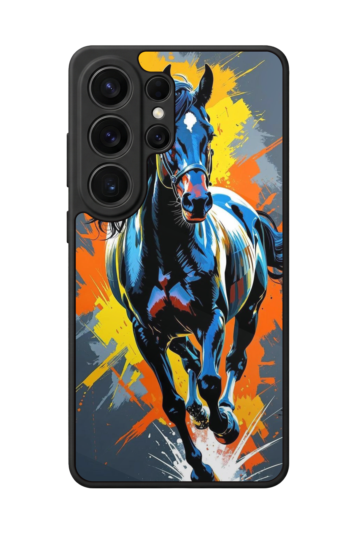Samsung Galaxy S26 Ultra Uyumlu At Horse Tasarımlı Glossy Premium Kılıf