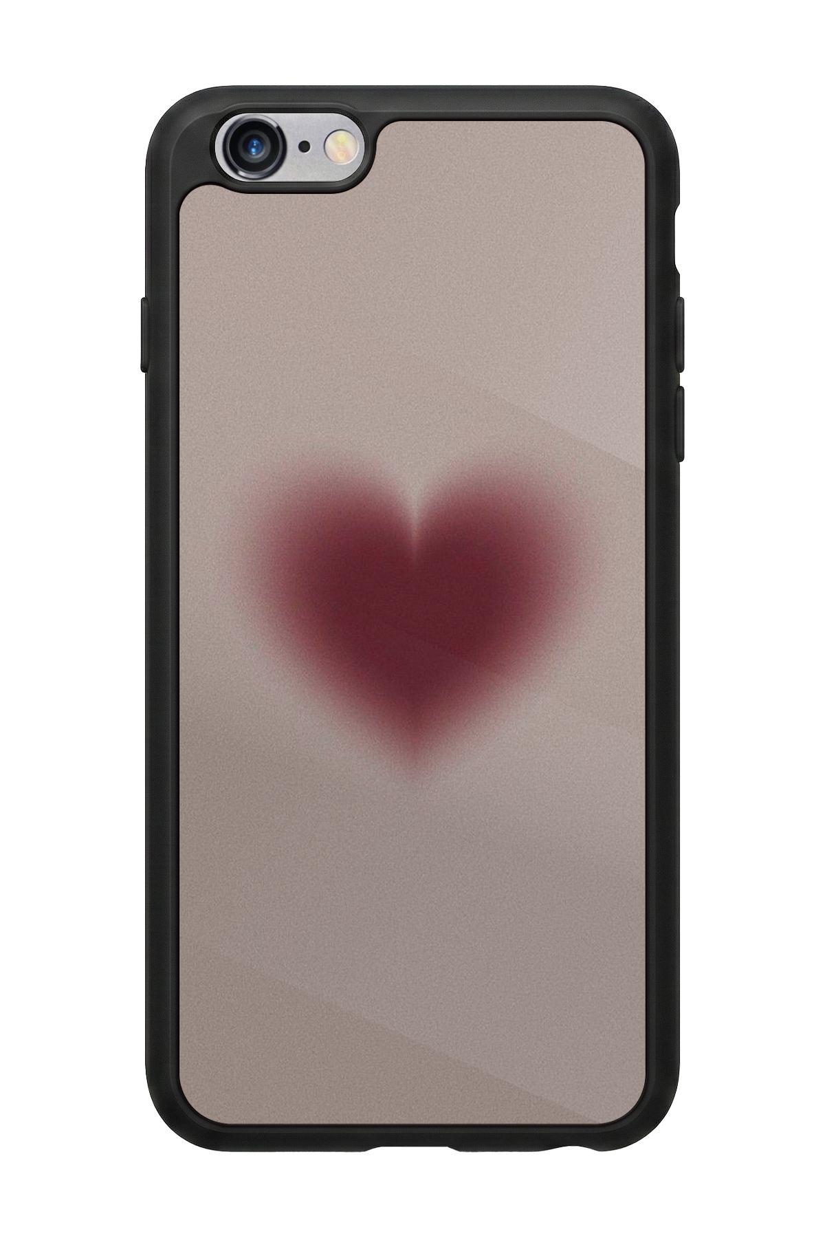 iPhone 6s Plus Uyumlu Kalp Love Tasarımlı Glossy Premium Kılıf