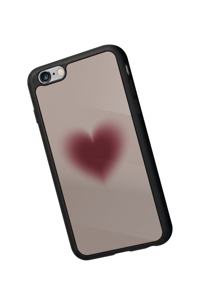iPhone 6s Plus Uyumlu Kalp Love Tasarımlı Glossy Premium Kılıf