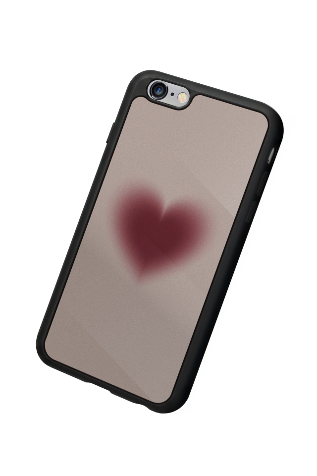 iPhone 6s Plus Uyumlu Kalp Love Tasarımlı Glossy Premium Kılıf