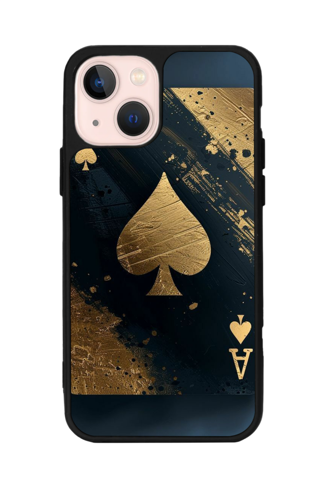 iPhone 13 Mini Uyumlu Kart Tasarımlı Glossy Premium Kılıf
