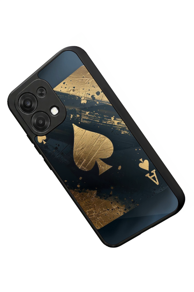 Oppo A6 Pro Uyumlu Kart Tasarımlı Glossy Premium Kılıf