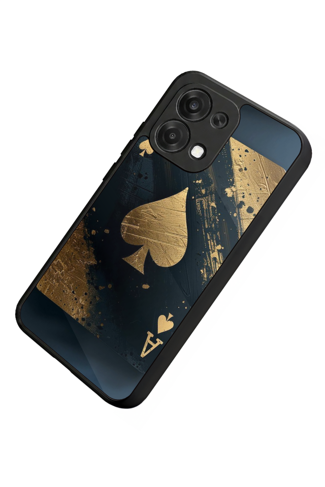 Oppo A6 Pro Uyumlu Kart Tasarımlı Glossy Premium Kılıf