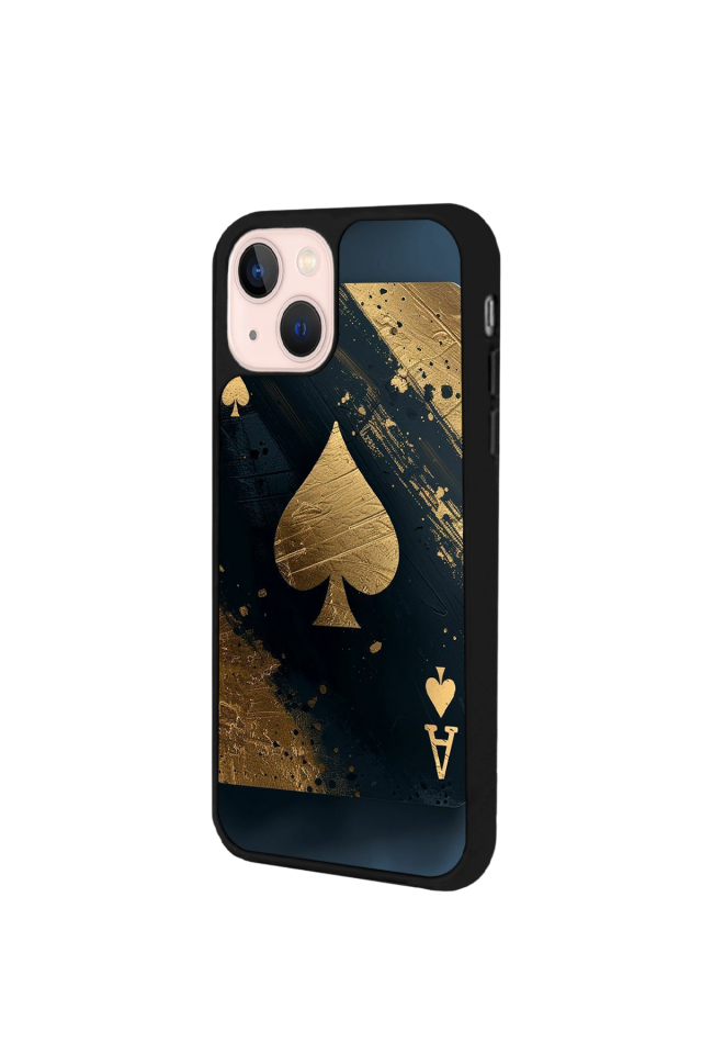 iPhone 13 Mini Uyumlu Kart Tasarımlı Glossy Premium Kılıf