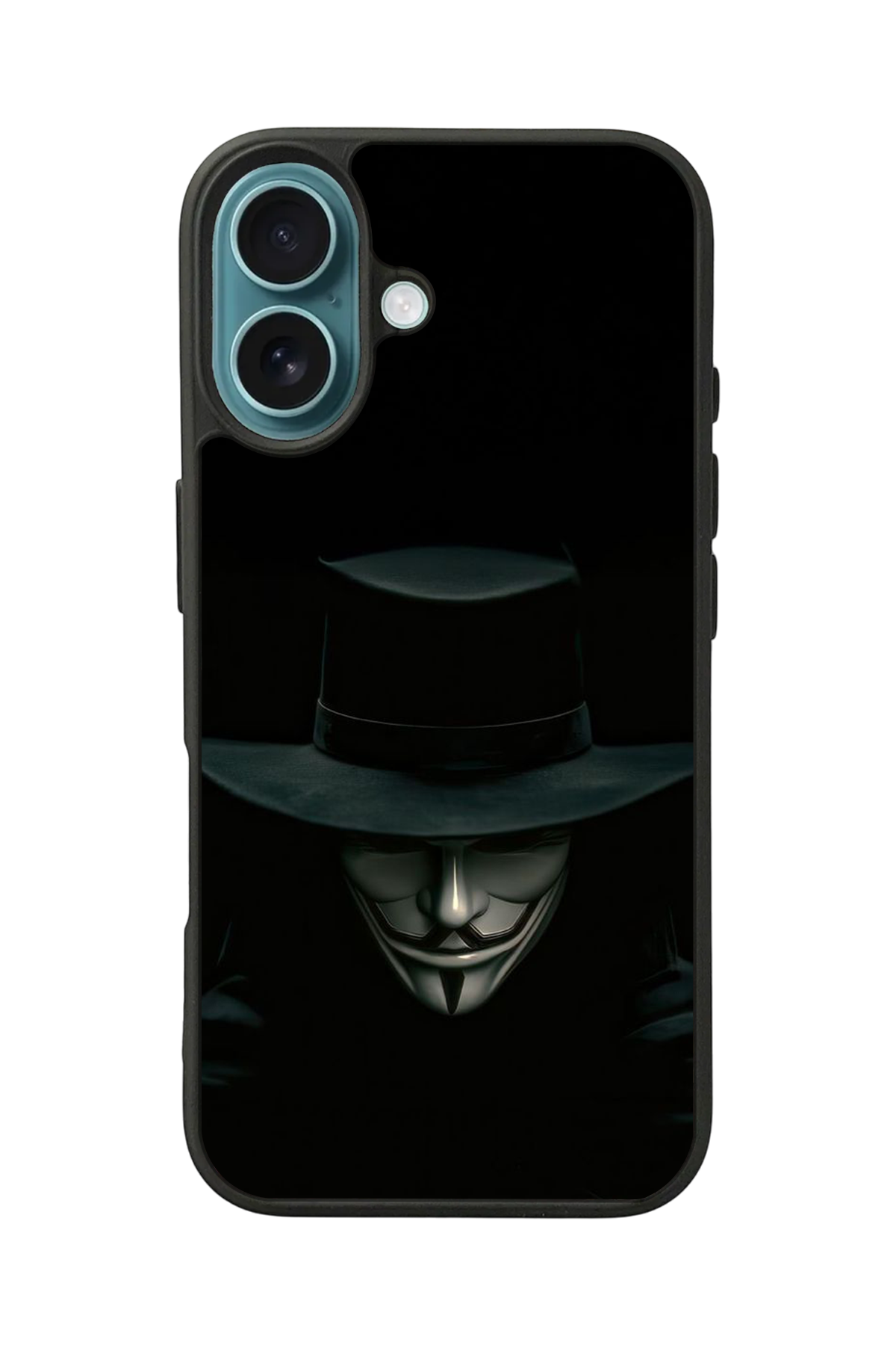 iPhone 16 Uyumlu Vendetta Tasarımlı Glossy Premium Kılıf