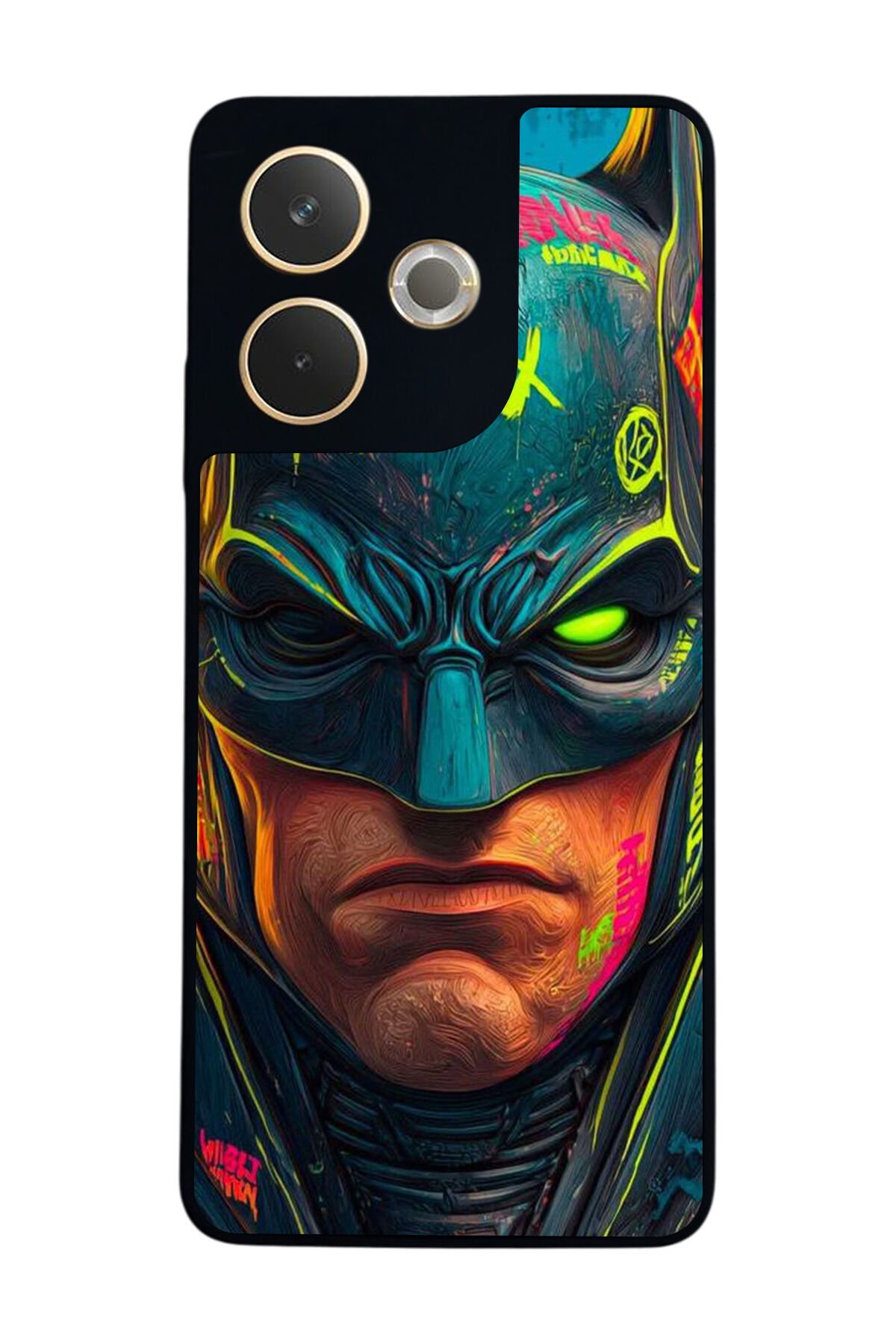 Oppo A5 Pro Uyumlu Batman Tasarımlı Glossy Premium Kılıf