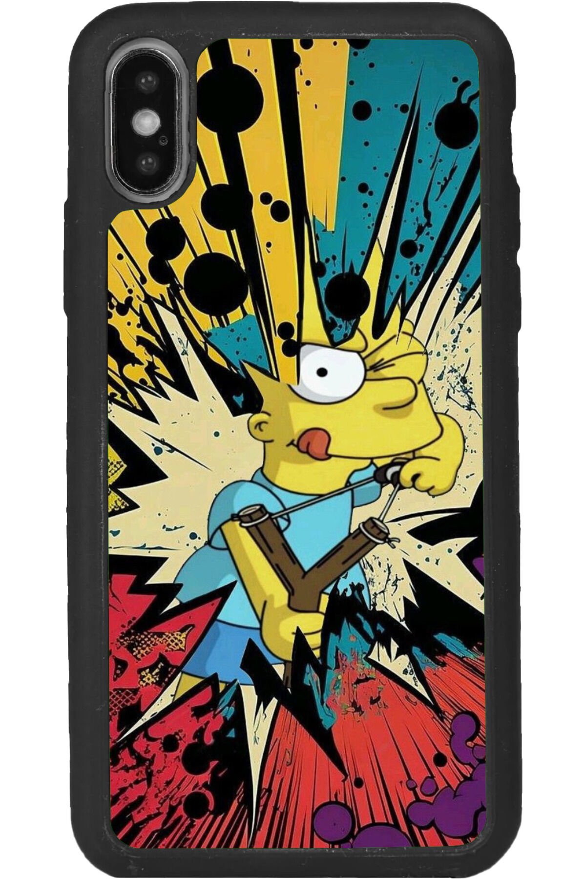 iPhone XS Max Uyumlu Mat Siyah uyumlu Kılıf – Yumuşak Silikon, Koruyucu, Şok Emici Kapak