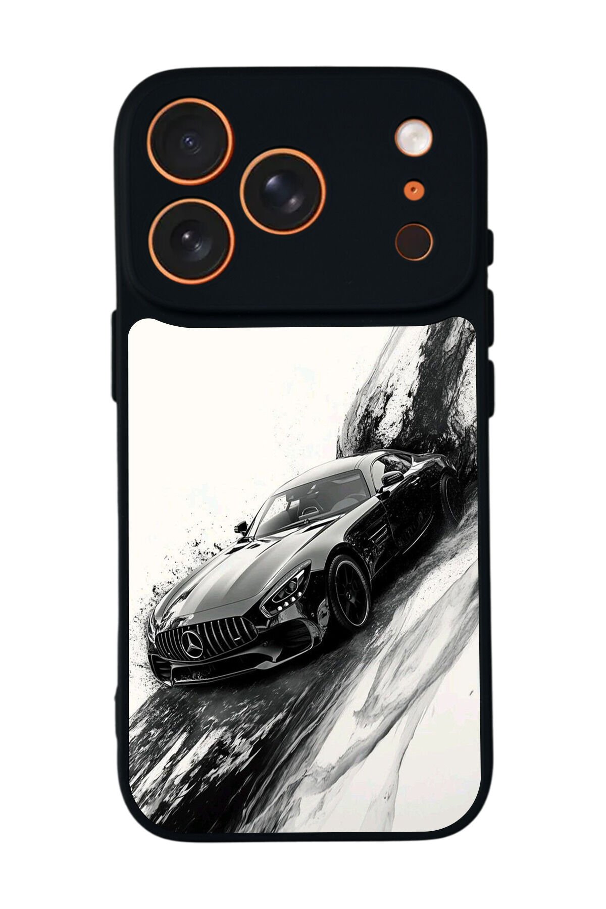 iPhone 17 Pro Max Uyumlu Mercedes Tasarımlı Glossy Premium Kılıf