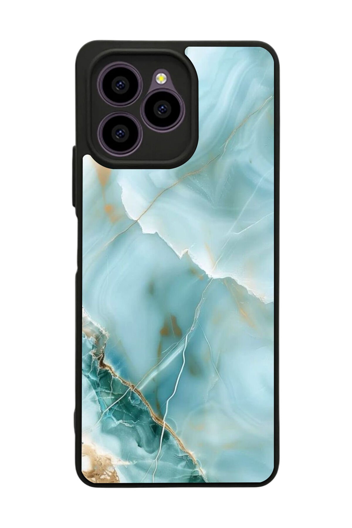 Omix X6 Uyumlu Mermer Marble Tasarımlı Glossy Premium Kılıf