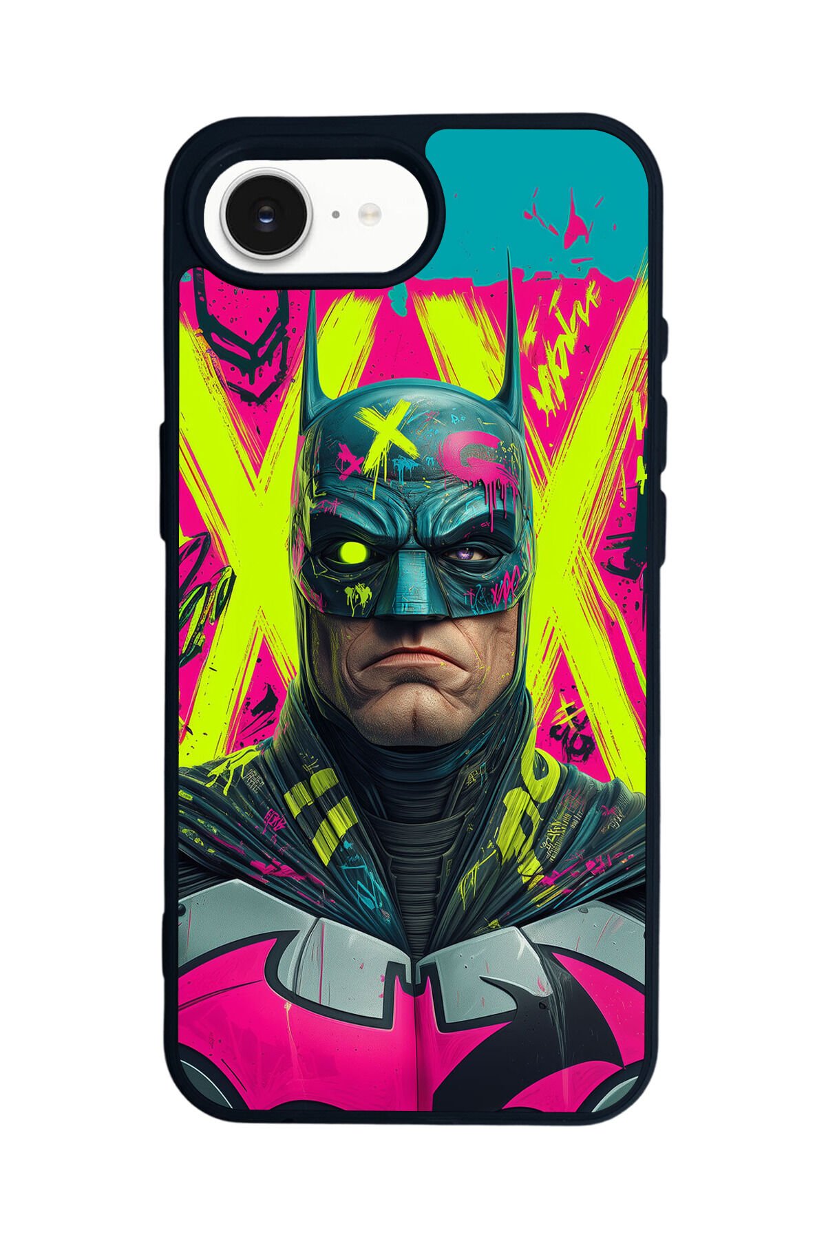 iPhone 16E Uyumlu Batman Tasarımlı Glossy Premium Kılıf