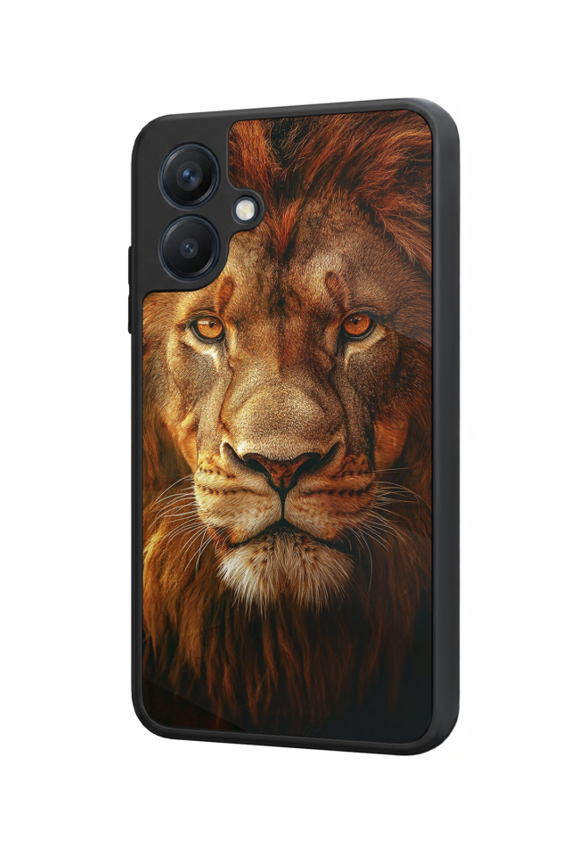 Samsung Galaxy A07 Uyumlu Aslan Tasarımlı Glossy Premium Kılıf