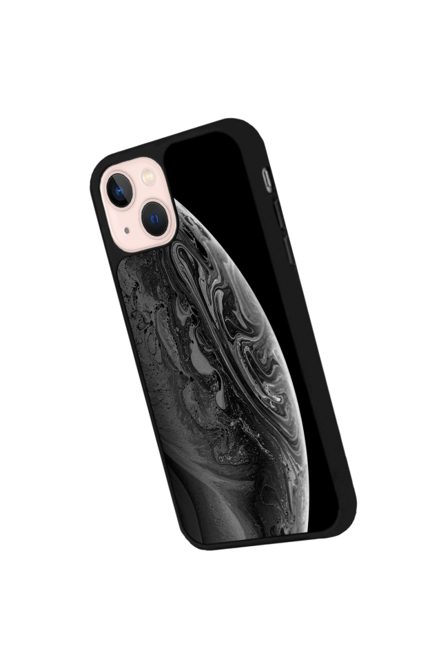 iPhone 14 Plus Uyumlu Ay Tasarımlı Glossy Premium Kılıf