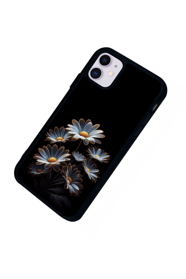 iPhone 11 Uyumlu Cicek Tasarımlı Glossy Premium Kılıf
