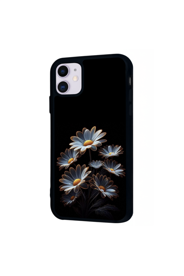 iPhone 11 Uyumlu Cicek Tasarımlı Glossy Premium Kılıf