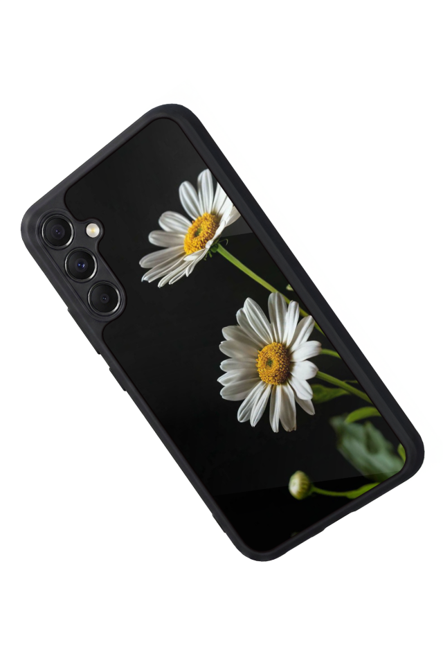 Samsung Galaxy M34 Uyumlu Cicek Tasarımlı Glossy Premium Kılıf
