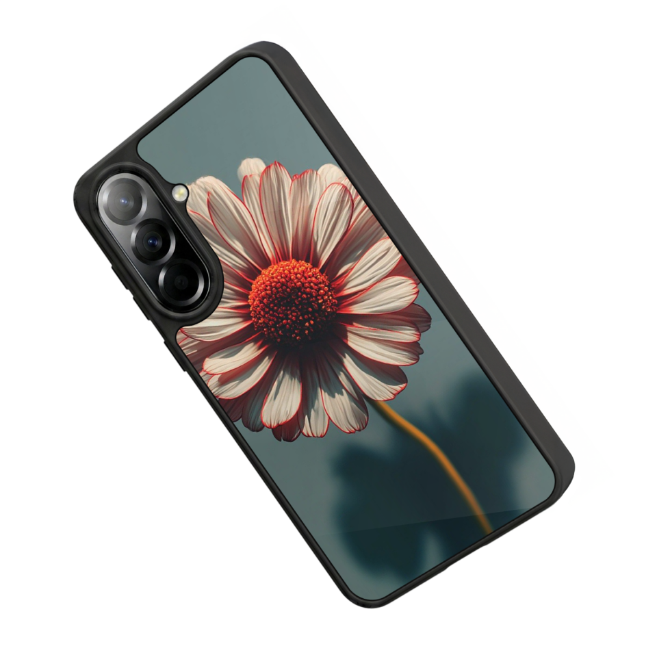 Samsung Galaxy A37 Uyumlu Cicek Tasarımlı Glossy Premium Kılıf