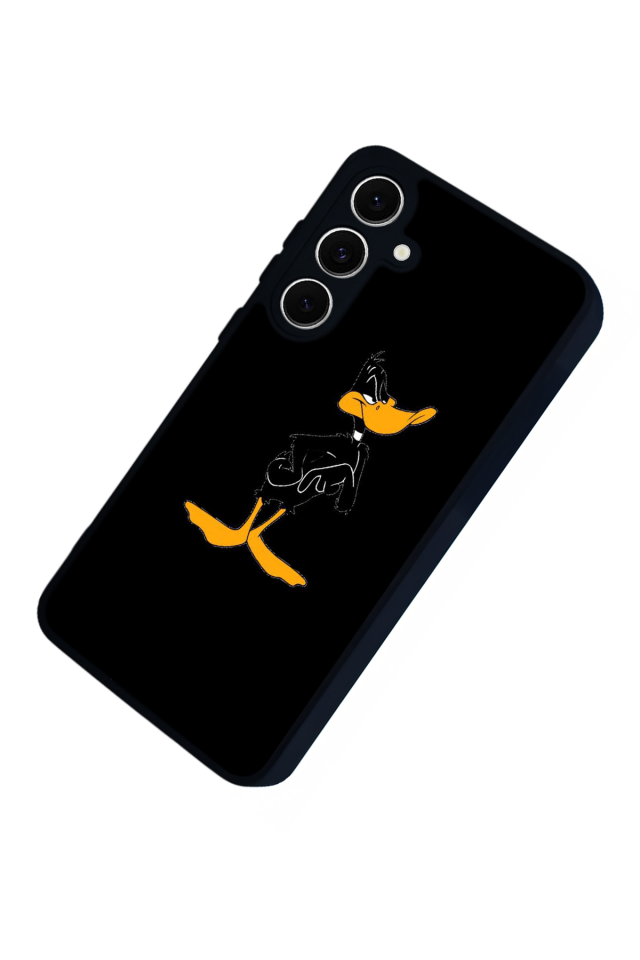 Samsung Galaxy S24 FE Uyumlu Daffy duck Tasarımlı Glossy Premium Kılıf