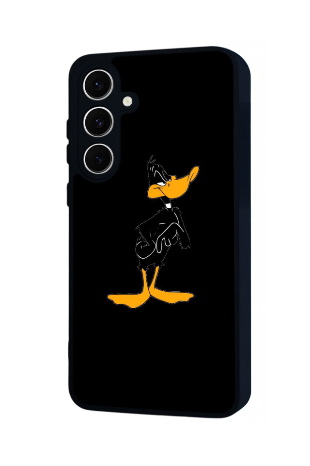 Samsung Galaxy S24 FE Uyumlu Daffy duck Tasarımlı Glossy Premium Kılıf