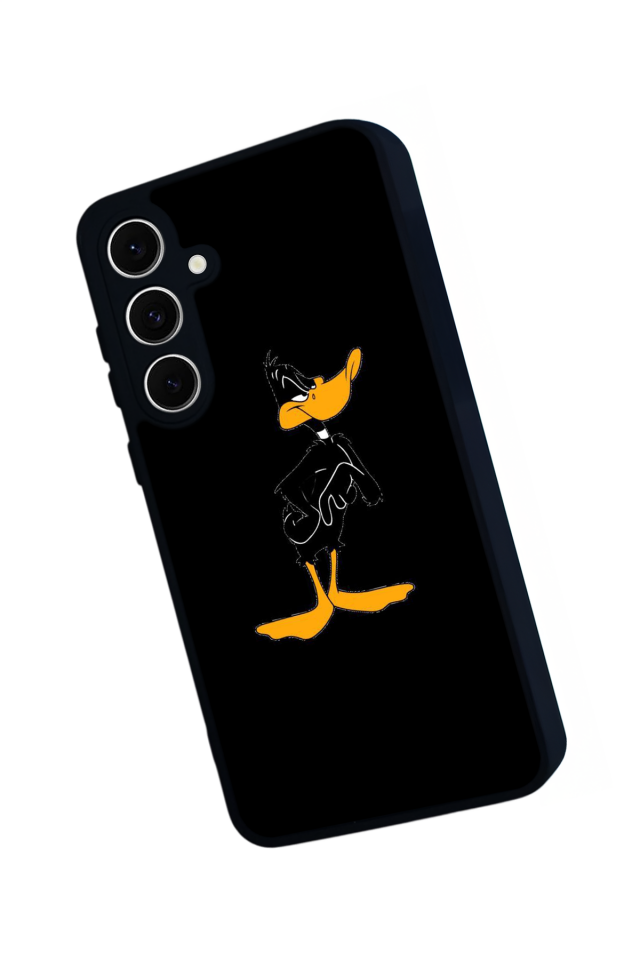 Samsung Galaxy S24 FE Uyumlu Daffy duck Tasarımlı Glossy Premium Kılıf