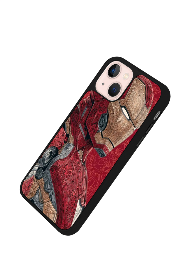 iPhone 15 Uyumlu Iron Man ( Demir Adam ) Tasarımlı Glossy Premium Kılıf