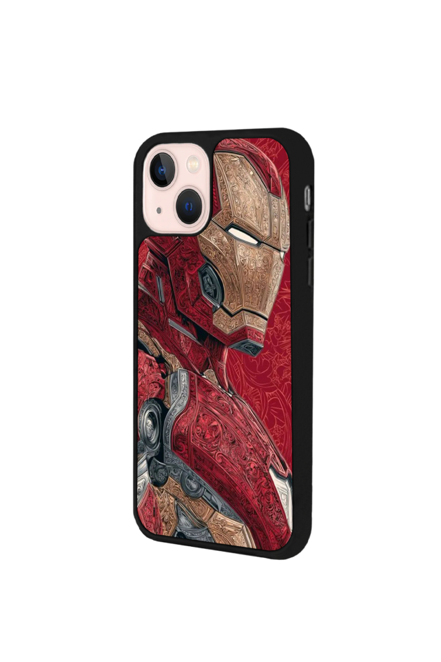 iPhone 15 Uyumlu Iron Man ( Demir Adam ) Tasarımlı Glossy Premium Kılıf
