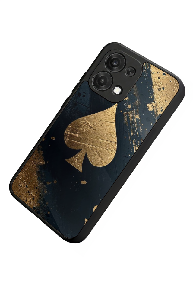 Oppo A6 Pro Uyumlu Kart Tasarımlı Glossy Premium Kılıf