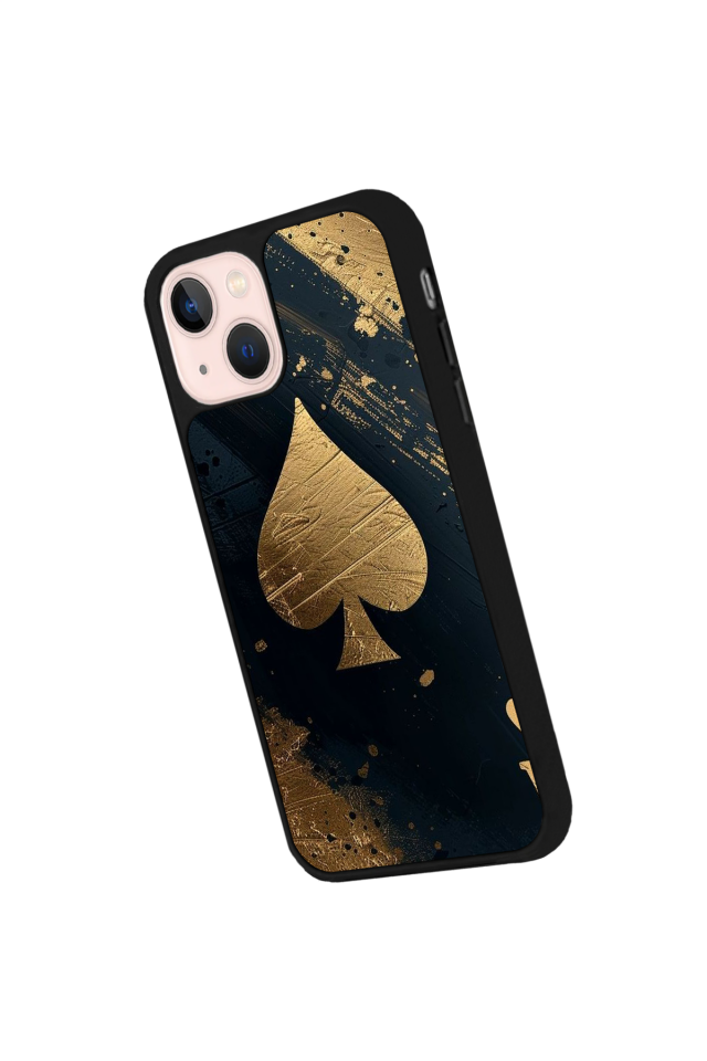 iPhone 13 Mini Uyumlu Kart Tasarımlı Glossy Premium Kılıf