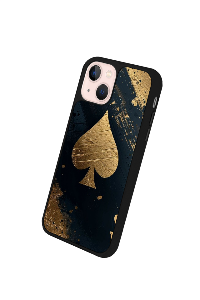 iPhone 13 Mini Uyumlu Kart Tasarımlı Glossy Premium Kılıf